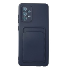 Samsung Galaxy A73 5G Kılıf Kelvin Kartvizitli Silikon - Lacivert