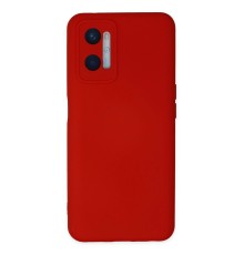 Oppo A96 Kılıf Nano içi Kadife Silikon - Kırmızı