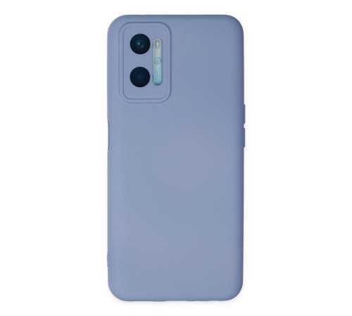 Oppo A96 Kılıf Nano içi Kadife Silikon - Lila Oppo A96 Kılıf Nano içi Kadife Silikon - Lila