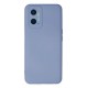 Oppo A96 Kılıf Nano içi Kadife Silikon - Lila