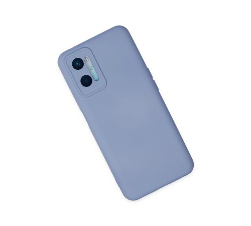 Oppo A96 Kılıf Nano içi Kadife Silikon - Lila Oppo A96 Kılıf Nano içi Kadife Silikon - Lila