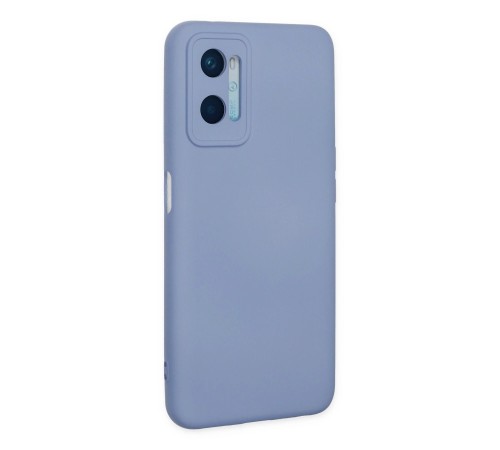 Oppo A96 Kılıf Nano içi Kadife Silikon - Lila Oppo A96 Kılıf Nano içi Kadife Silikon - Lila