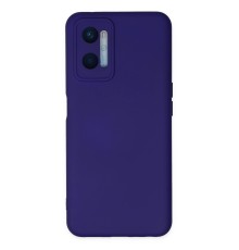 Oppo A96 Kılıf Nano içi Kadife Silikon - Mor
