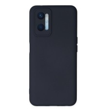 Oppo A96 Kılıf Nano içi Kadife Silikon - Lacivert