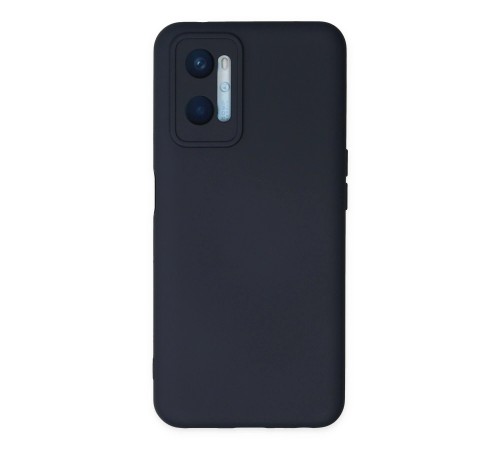 Oppo A96 Kılıf Nano içi Kadife Silikon - Lacivert