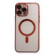 iPhone 13 Pro Max Kılıf Magneticsafe Lazer Silikon - Kırmızı