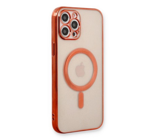 iPhone 12 Pro Kılıf Magneticsafe Lazer Silikon - Kırmızı iPhone 12 Pro Kılıf Magneticsafe Lazer Silikon - Kırmızı