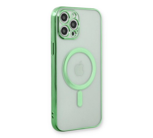 iPhone 12 Pro Kılıf Magneticsafe Lazer Silikon - Haki Yeşil iPhone 12 Pro Kılıf Magneticsafe Lazer Silikon - Haki Yeşil