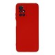 Xiaomi Redmi 10 2022 Kılıf Nano içi Kadife Silikon - Kırmızı
