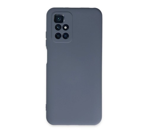Xiaomi Redmi 10 2022 Kılıf Nano içi Kadife Silikon - Gri Xiaomi Redmi 10 2022 Kılıf Nano içi Kadife Silikon - Gri