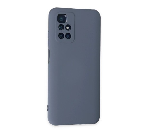 Xiaomi Redmi 10 2022 Kılıf Nano içi Kadife Silikon - Gri Xiaomi Redmi 10 2022 Kılıf Nano içi Kadife Silikon - Gri