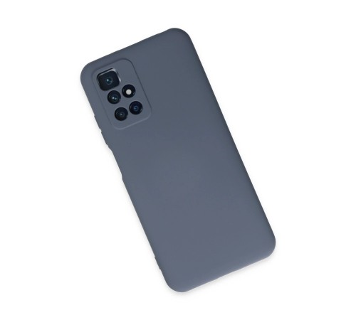 Xiaomi Redmi 10 2022 Kılıf Nano içi Kadife Silikon - Gri Xiaomi Redmi 10 2022 Kılıf Nano içi Kadife Silikon - Gri