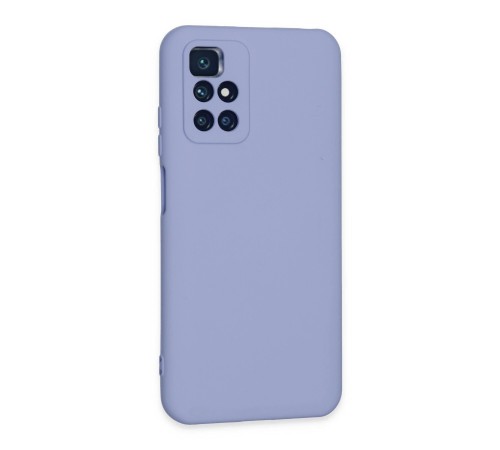 Xiaomi Redmi 10 2022 Kılıf Nano içi Kadife Silikon - Lila Xiaomi Redmi 10 2022 Kılıf Nano içi Kadife Silikon - Lila