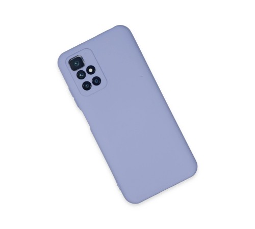 Xiaomi Redmi 10 2022 Kılıf Nano içi Kadife Silikon - Lila Xiaomi Redmi 10 2022 Kılıf Nano içi Kadife Silikon - Lila