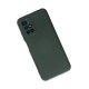Xiaomi Redmi 10 2022 Kılıf Nano içi Kadife Silikon - Koyu Yeşil