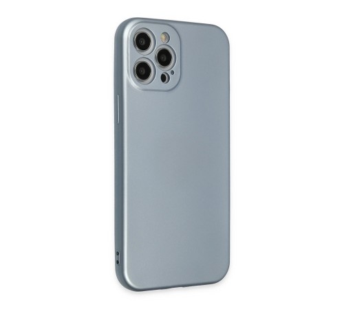 iPhone 12 Pro Max Kılıf Nano içi Kadife Silikon - Sky Blue iPhone 12 Pro Max Kılıf Nano içi Kadife Silikon - Sky Blue