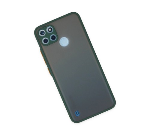 Realme C21Y Kılıf Montreal Silikon Kapak - Yeşil Realme C21Y Kılıf Montreal Silikon Kapak - Yeşil