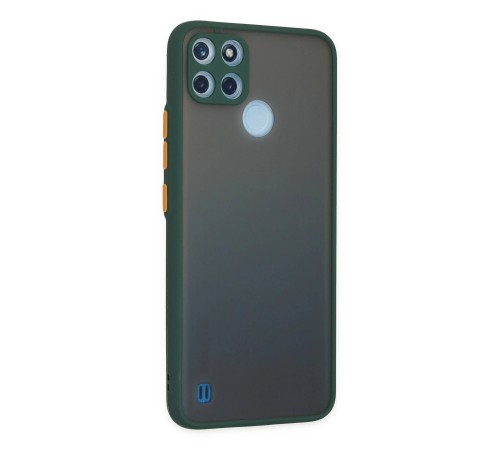 Realme C21Y Kılıf Montreal Silikon Kapak - Yeşil Realme C21Y Kılıf Montreal Silikon Kapak - Yeşil