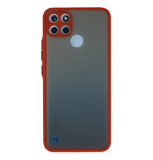 Realme C21Y Kılıf Montreal Silikon Kapak - Kırmızı