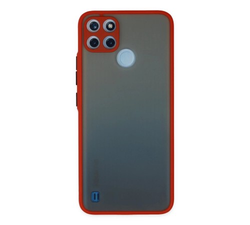 Realme C21Y Kılıf Montreal Silikon Kapak - Kırmızı Realme C21Y Kılıf Montreal Silikon Kapak - Kırmızı