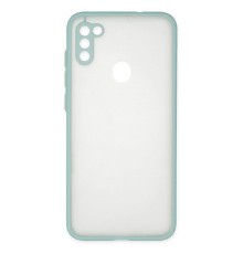 Samsung Galaxy A11 Kılıf Montreal Silikon Kapak - Turkuaz