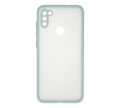 Samsung Galaxy A11 Kılıf Montreal Silikon Kapak - Turkuaz