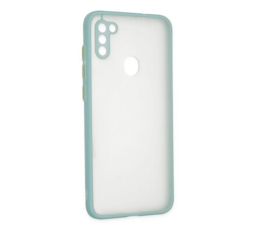 Samsung Galaxy A11 Kılıf Montreal Silikon Kapak - Turkuaz