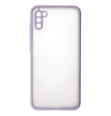 Samsung Galaxy A11 Kılıf Montreal Silikon Kapak - Mor