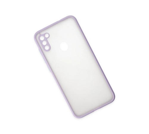 Samsung Galaxy A11 Kılıf Montreal Silikon Kapak - Mor