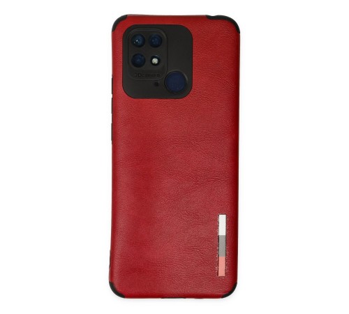 Xiaomi Redmi 10C Kılıf Loop Deri Silikon - Kırmızı