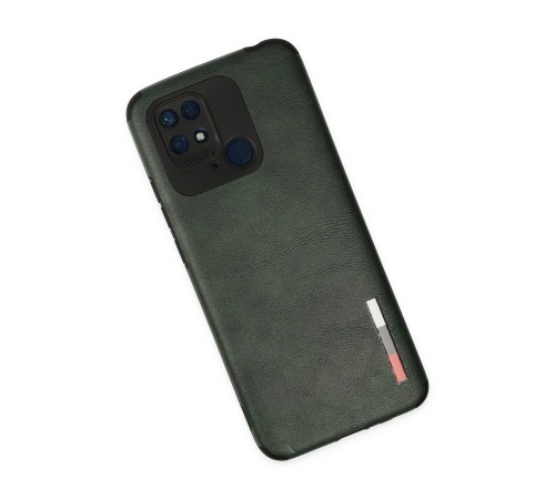 Xiaomi Redmi 10C Kılıf Loop Deri Silikon - Yeşil