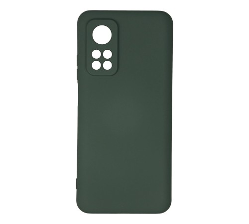 Xiaomi Mi 10T Kılıf Nano içi Kadife Silikon - Koyu Yeşil Xiaomi Mi 10T Kılıf Nano içi Kadife Silikon - Koyu Yeşil