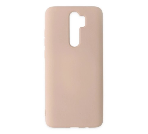 Xiaomi Redmi Note 8 Pro Kılıf Nano içi Kadife Silikon - Pudra