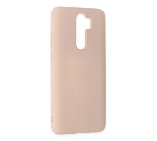 Xiaomi Redmi Note 8 Pro Kılıf Nano içi Kadife Silikon - Pudra