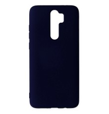 Xiaomi Redmi Note 8 Pro Kılıf Nano içi Kadife Silikon - Lacivert
