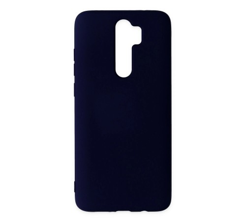 Xiaomi Redmi Note 8 Pro Kılıf Nano içi Kadife Silikon - Lacivert