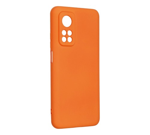 Xiaomi Mi 10T Kılıf Nano içi Kadife Silikon - Turuncu