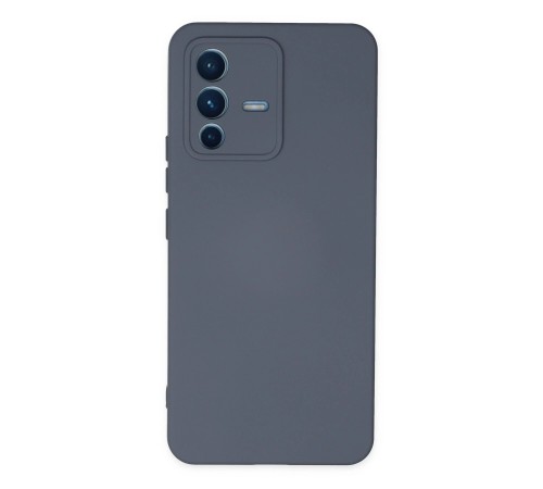 Vivo V23 5G Kılıf Nano içi Kadife Silikon - Gri Vivo V23 5G Kılıf Nano içi Kadife Silikon - Gri