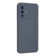 Vivo V23 5G Kılıf Nano içi Kadife Silikon - Gri