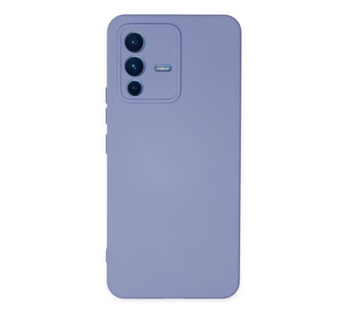 Vivo V23 5G Kılıf Nano içi Kadife Silikon - Lila Vivo V23 5G Kılıf Nano içi Kadife Silikon - Lila