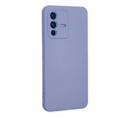 Vivo V23 5G Kılıf Nano içi Kadife Silikon - Lila Vivo V23 5G Kılıf Nano içi Kadife Silikon - Lila