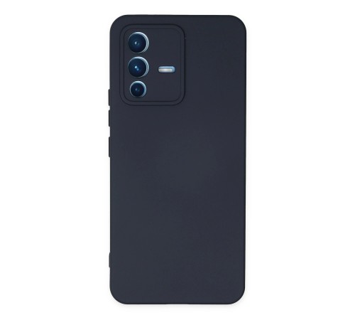 Vivo V23 5G Kılıf Nano içi Kadife Silikon - Lacivert Vivo V23 5G Kılıf Nano içi Kadife Silikon - Lacivert