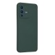 Vivo V23 5G Kılıf Nano içi Kadife Silikon - Koyu Yeşil