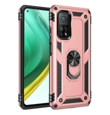 Xiaomi Mi 10T Pro Kılıf Sofya Yüzüklü Silikon Kapak - Rose