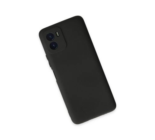 Vivo Y15S Kılıf First Silikon - Siyah Vivo Y15S Kılıf First Silikon - Siyah