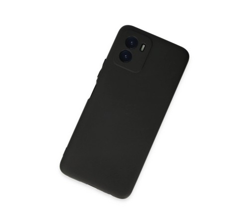 Vivo Y15S Kılıf First Silikon - Siyah Vivo Y15S Kılıf First Silikon - Siyah