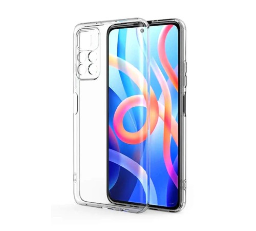 Xiaomi Poco M4 Pro 4G Kılıf Lüx Şeffaf Silikon Xiaomi Poco M4 Pro 4G Kılıf Lüx Şeffaf Silikon