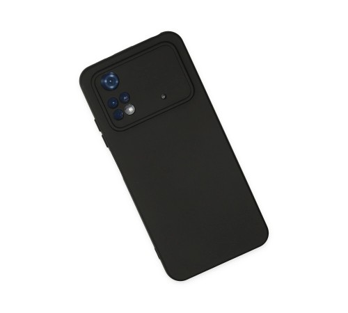 Xiaomi Poco M4 Pro 4G Kılıf Nano içi Kadife Silikon - Siyah Xiaomi Poco M4 Pro 4G Kılıf Nano içi Kadife Silikon - Siyah