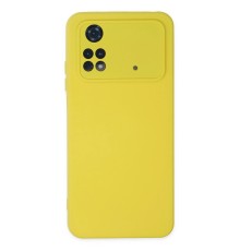 Xiaomi Poco M4 Pro 4G Kılıf Nano içi Kadife Silikon - Sarı