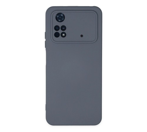 Xiaomi Poco M4 Pro 4G Kılıf Nano içi Kadife Silikon - Gri Xiaomi Poco M4 Pro 4G Kılıf Nano içi Kadife Silikon - Gri